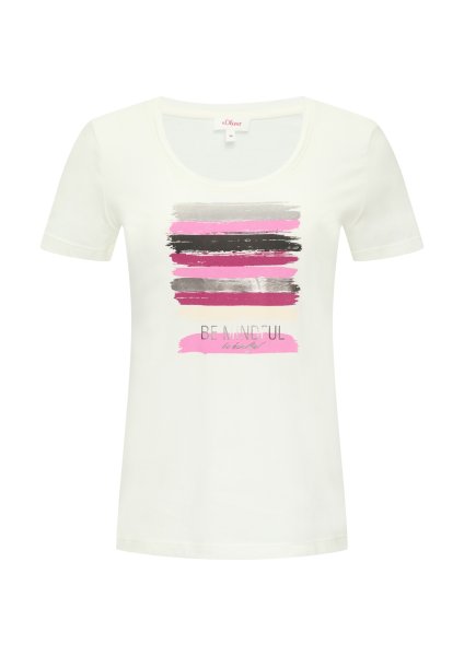 S.OLIVER T-Shirt mit Schriftprint 10754048