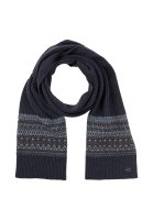 Vorschau: CAMEL ACTIVE Strickschal aus reiner Wolle mit Fransen 10814166