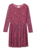 Vorschau: S.OLIVER Langärmeliges Meshkleid mit Jerseyfutter und All-over-Print 10811103