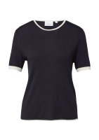 Vorschau: Comma Basic Feinstrick-Shirt mit Kontrastabschlüssen 10834987