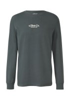 Vorschau: S.OLIVER Longsleeve aus Baumwolle mit Rippbündchen und Logo 10803654