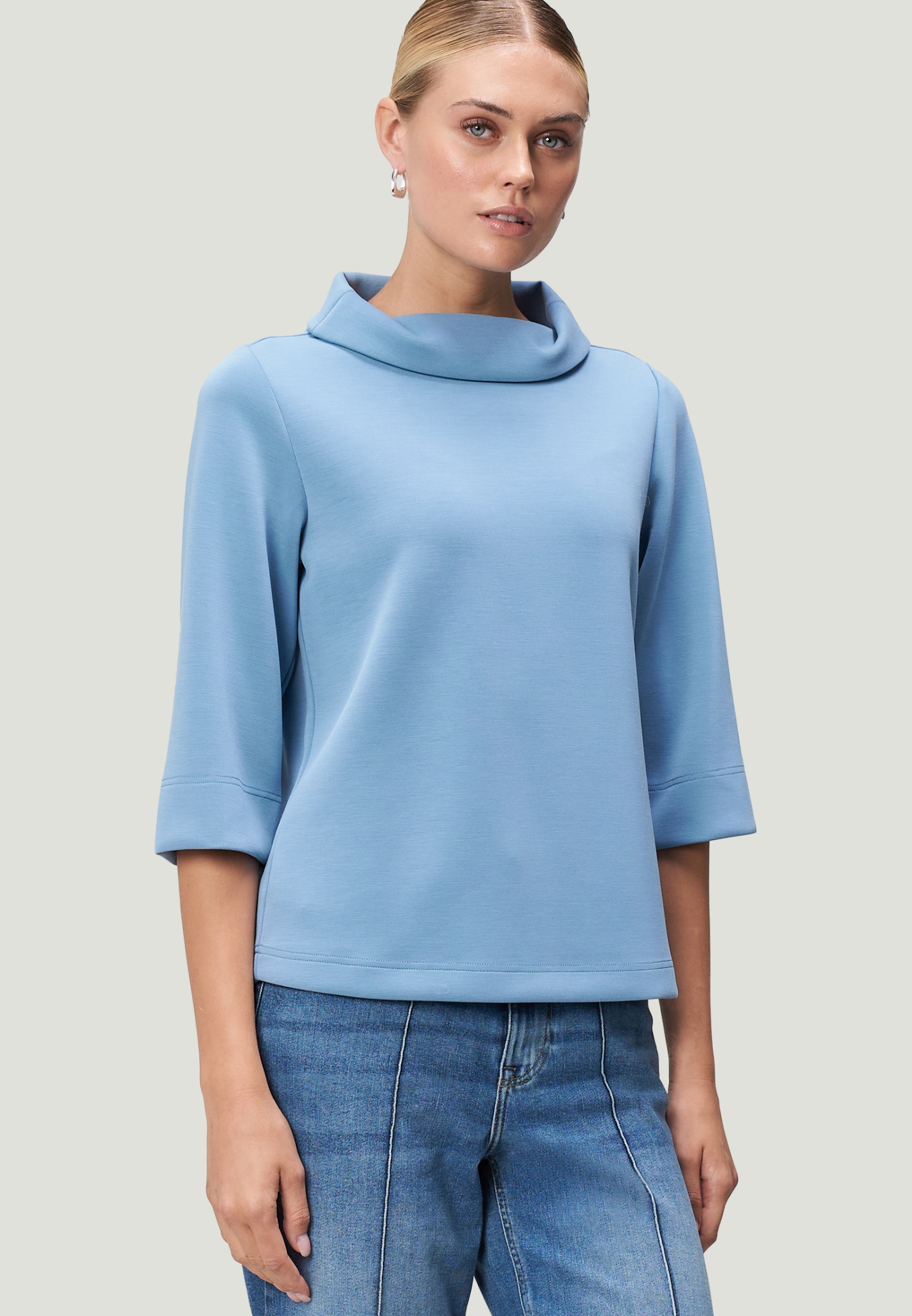 ZERO Sweatshirt mit weitem Rollkragen 10834075