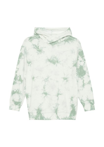 S.OLIVER Oversized-Sweatshirt mit Kapuze in Batik-Optik 10787844