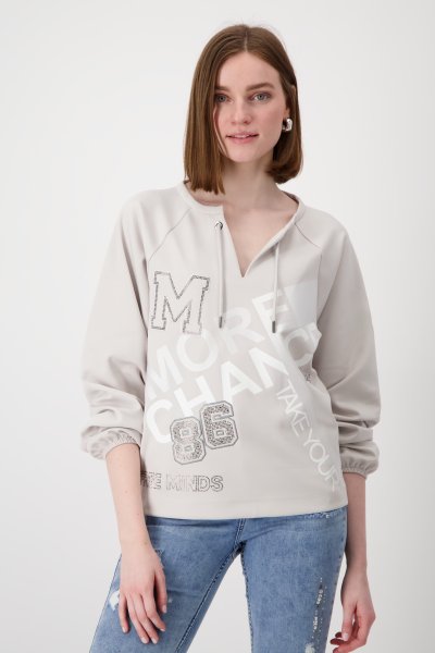 MONARI Sweatshirt mit Schmuckschrift 10762538