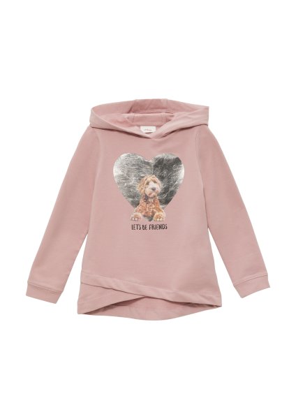 S.OLIVER Sweatshirt mit Metallic-Print 10765071