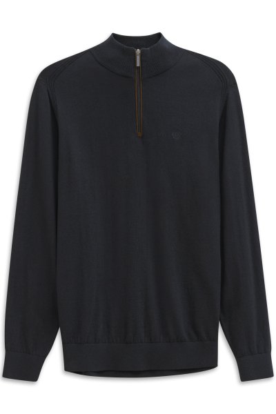 BUGATTI Pullover mit Troyerkragen 10806024