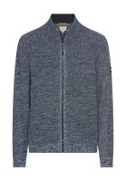 Vorschau: CAMEL ACTIVE Strickjacke mit elastischen Bündchen und Reißverschluss 10814145