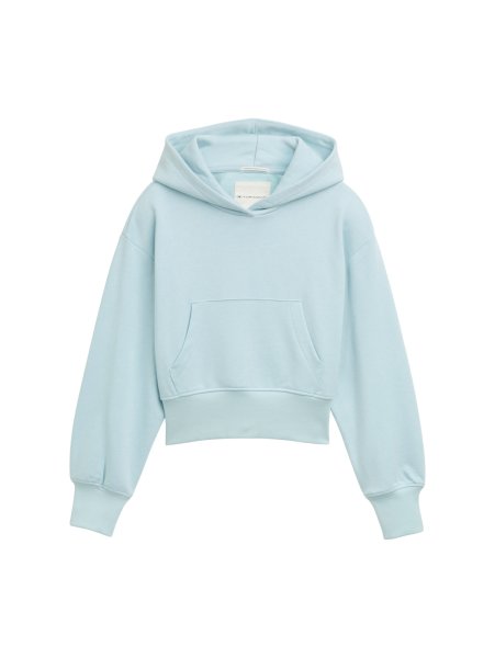 TOM TAILOR DENIM Cropped Hoodie Sweatshirt 10799145