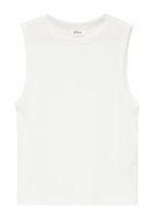 Vorschau: S.OLIVER Verkürztes Slim-Fit-Top mit Rippstruktur 10787821