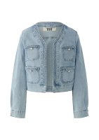 Vorschau: Oui Feminine Jeansjacke im französischem Stil 10825112