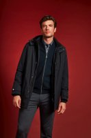 Vorschau: BUGATTI Sweatjacke Collegekragen Struktur 10806045