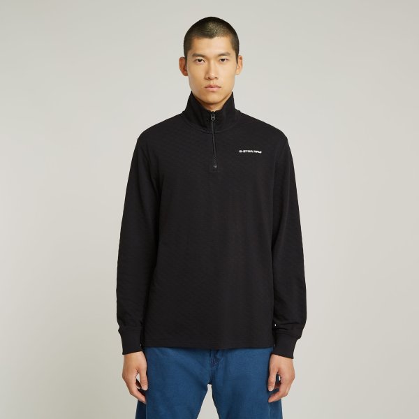 G-STAR Checquard Half Zip Troyer 10803406