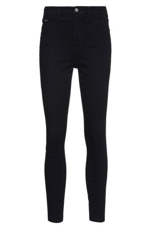 BOSS SUPER SKINNY-FIT JEGGINGS AUS DUNKELBLAUEM STRETCH-DENIM IN CROPPED-LÄNGE CROP 4.0 10664249