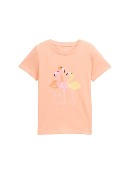 TOM TAILOR DENIM T-Shirt mit Glitzer-Print 10813575