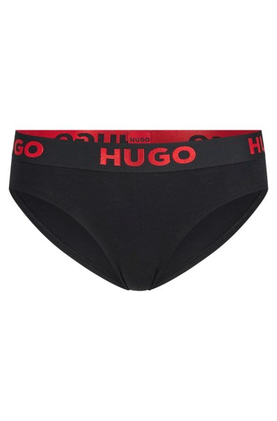 HUGO RED SLIP AUS STRETCH-BAUMWOLLE MIT LOGO AM BUND BRIEF SPORTY 10682299