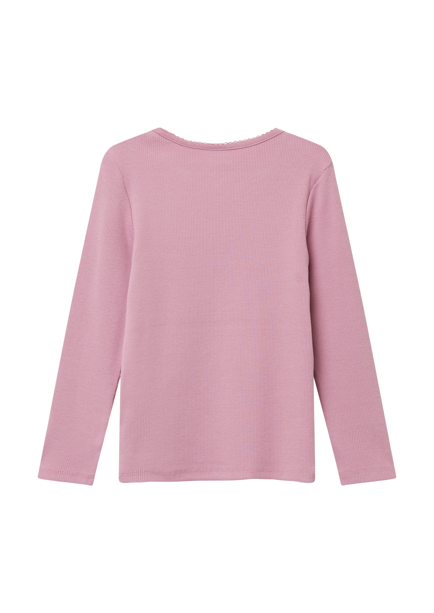 S.OLIVER Slim-Fit-Longsleeve aus Rippware mit Schleifendetail 10811138