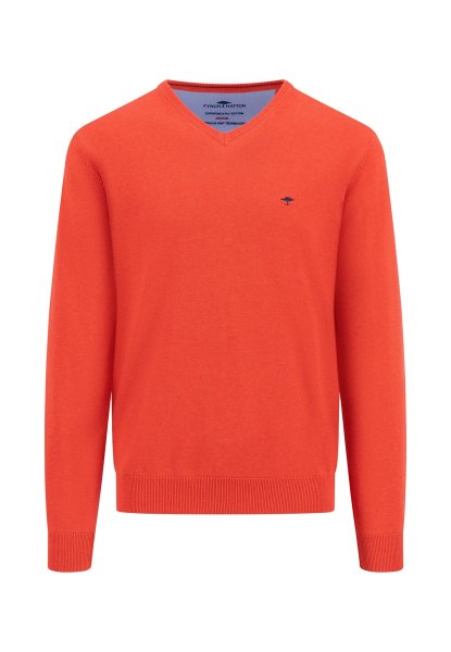 FYNCH HATTON Strickpullover V-Neck Superfine 10767837