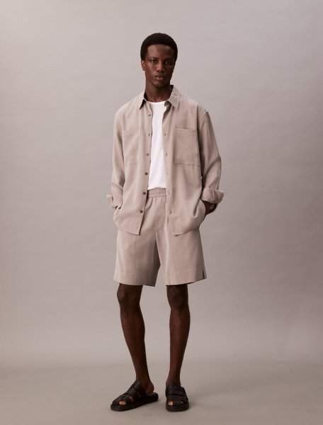 CALVIN KLEIN Lässiges Hemd Aus Lyocell 10798316