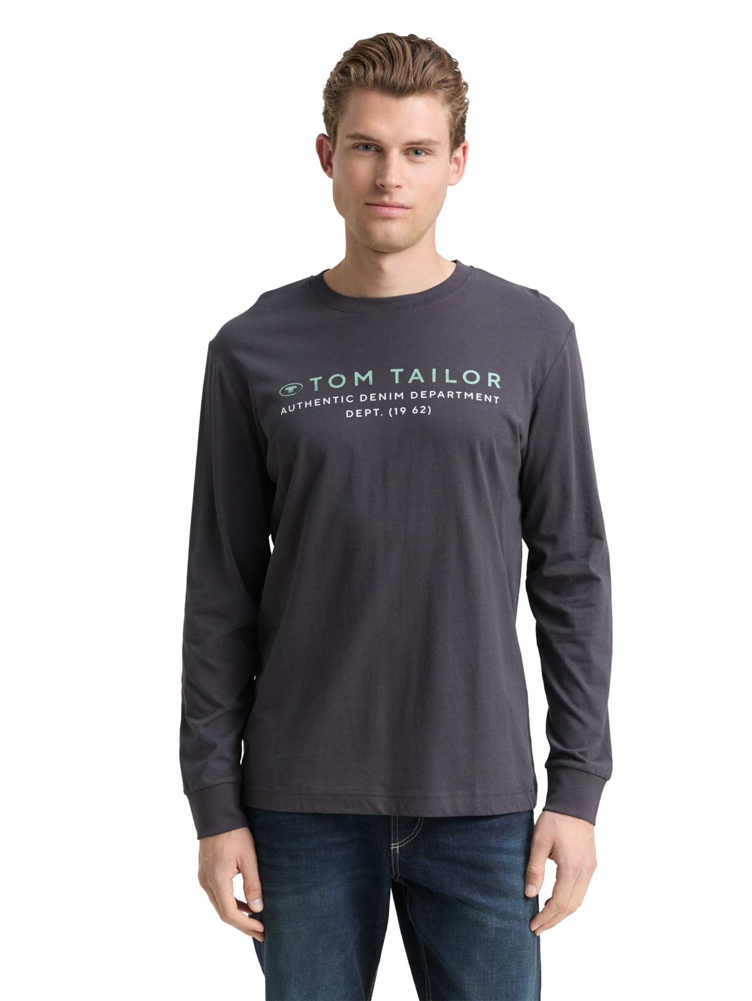 TOM TAILOR Langarmshirt mit Logo-Print 10821973