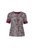 Vorschau: Marc Cain Rippstrick Shirt mit Leo Print 10830107