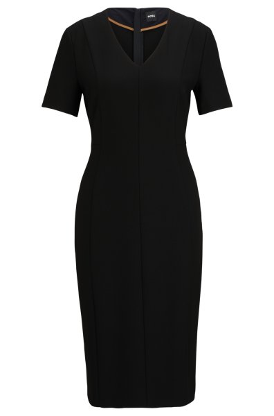 BOSS Slim-Fit Kleid mit durchgehendem Reißverschluss hinten 10681021