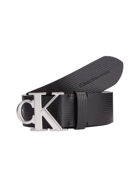 CALVIN KLEIN JEANS Round Mono Plaque Leather Belt 10735552