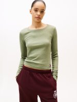 Vorschau: TOMMY HILFIGER Geripptes Slim Fit Langarmshirt 10809878