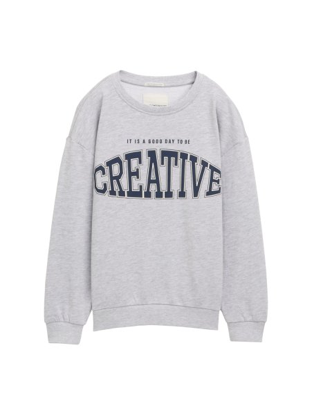 TOM TAILOR DENIM Oversize Sweatshirt mit Print 10800864