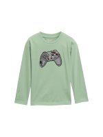 Vorschau: TOM TAILOR DENIM Langarmshirt mit Wendepailletten 10821846