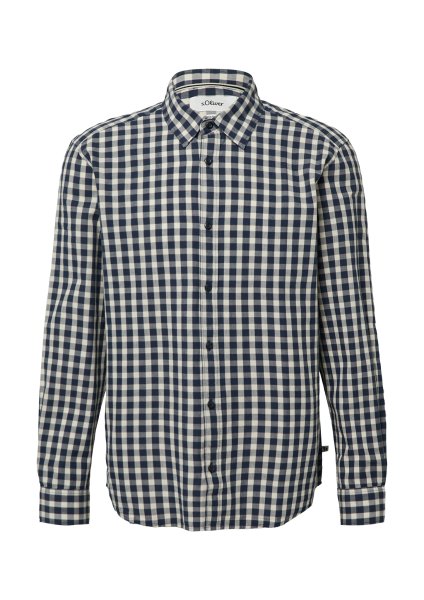 S.OLIVER Regular Fit: Kariertes Hemd mit Kentkragen 10814422