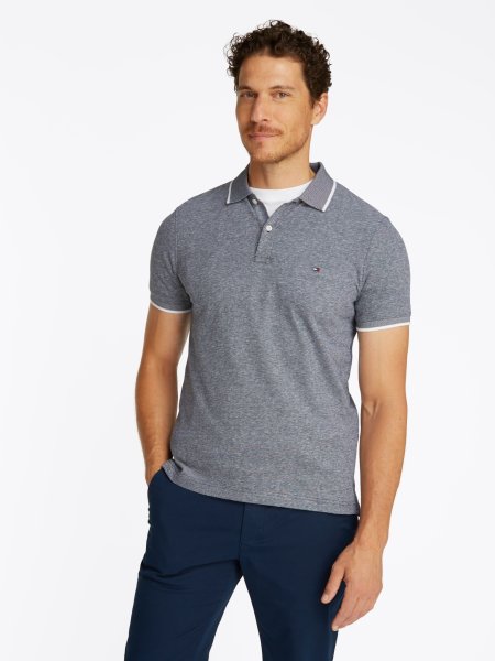 TOMMY HILFIGER Leinenmix Poloshirt 10783379