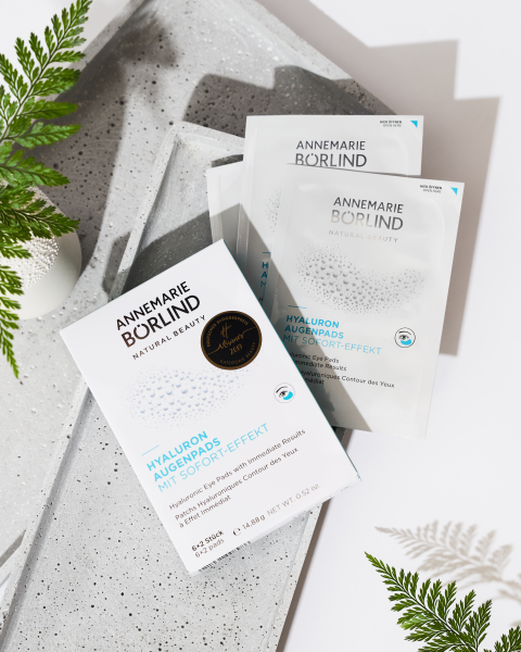 ANNEMARIE BÖRLIND HYALURON AUGENPADS mit Sofort-Effekt