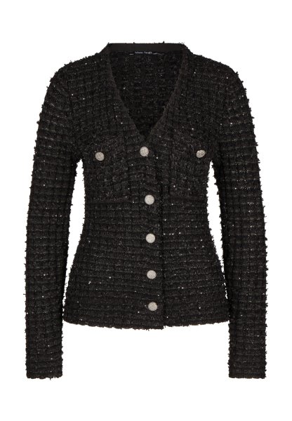 MARC AUREL Strickjacke mit Pailletten-Mix 10780289