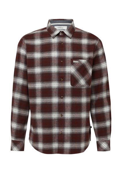 S.OLIVER Regular Fit: Kariertes Hemd mit Waschung 10814460