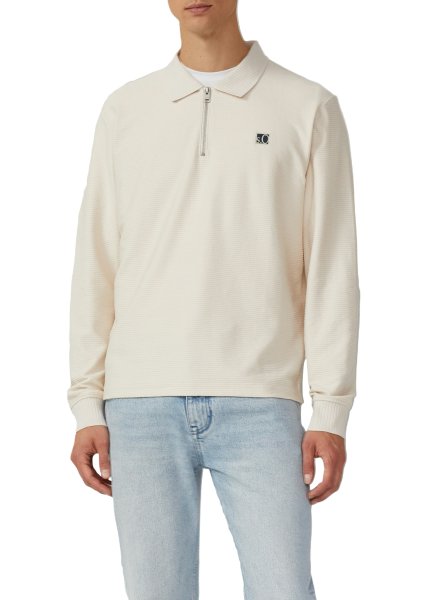 S.OLIVER Baumwoll-Sweatshirt mit Polokragen 10811232