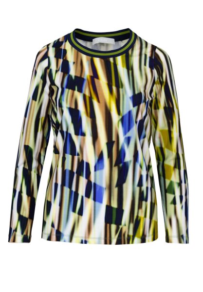 BIANCA Angesagtes Allover-Print-Shirt mit Langarm 10778072