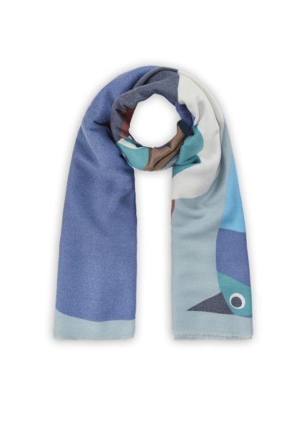 CODELLO Kaschmirweicher Schal mit grapischem Tiermotiv 10810708