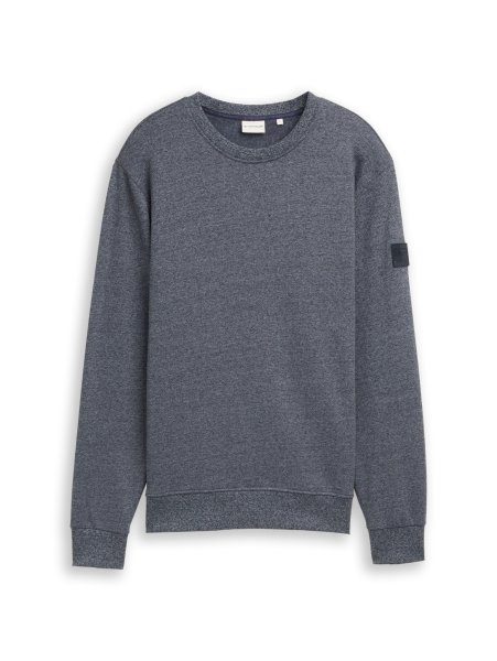 TOM TAILOR Sweatshirt in Melange-Optik 10825363