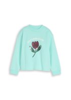 Vorschau: Tom Tailor Denim Cropped Sweatshirt mit Wendepailletten 10847971