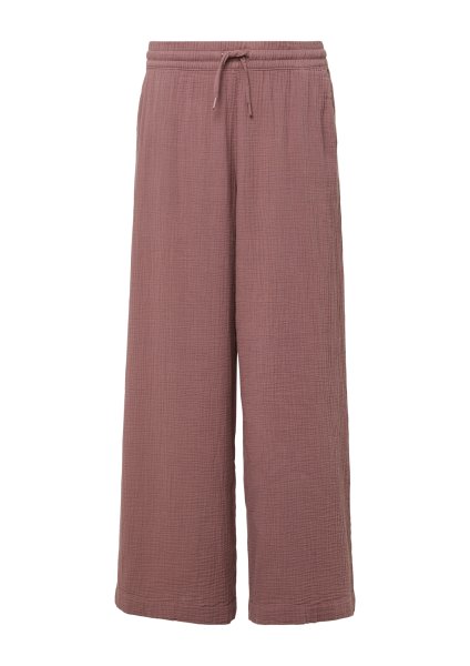 QS Musselin-Hose mit weitem Bein 10801837
