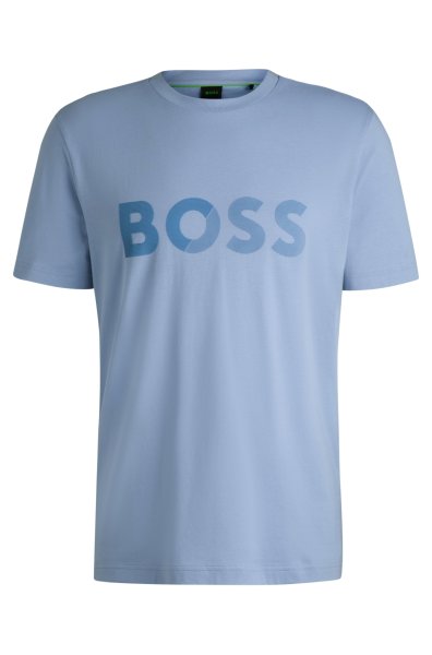 BOSS GREEN T-Shirt aus Baumwoll-Jersey mit großem Logo 10769515