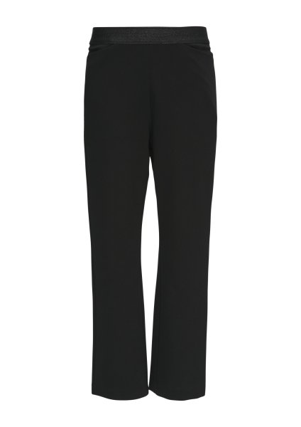 S.OLIVER BLACK LABEL Regular: Culotte mit High Rise-Bund 10776733