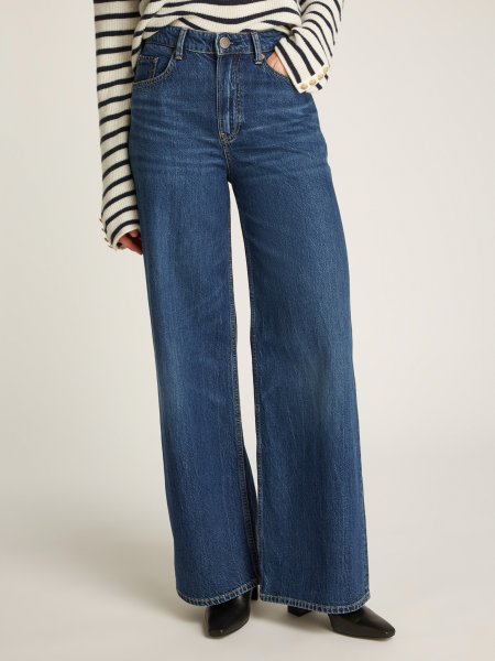 TOMMY HILFIGER Jeans mit weitem Bein und hohem Bund 10767939