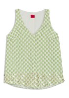 Vorschau: Hugo Red Ärmelloses Top mit geometrischem Print und Pailletten 10823901