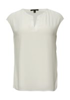 Vorschau: COMMA Blusenshirt mit Tunika-Ausschnitt und Satinblende 10788604