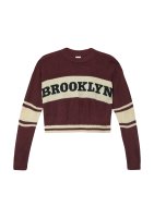 Vorschau: S.OLIVER Cropped Oversize-Pullover mit Schriftzug 10814511