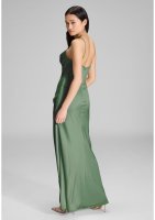 Vorschau: HEY KYLA Satinkleid mit Drapierung und Beinschlitz 10779227