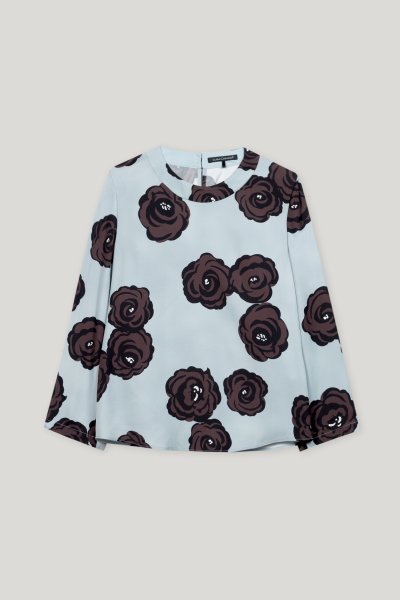 LUISA CERANO Bluse mit Flower-Print 10779902