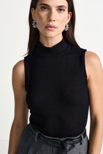 RICH & ROYAL EV Glam Rib Turtle Top 10834520