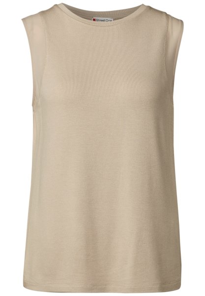 STREET ONE Top mit Chiffondetails 10807673